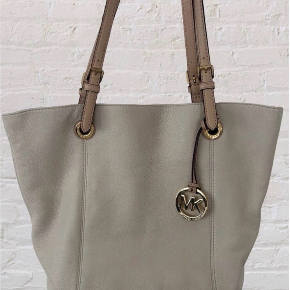 Michael Kors Taupe Leather Tote